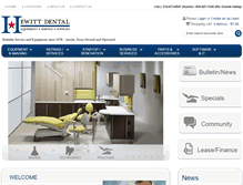 Tablet Screenshot of hewittdental.com